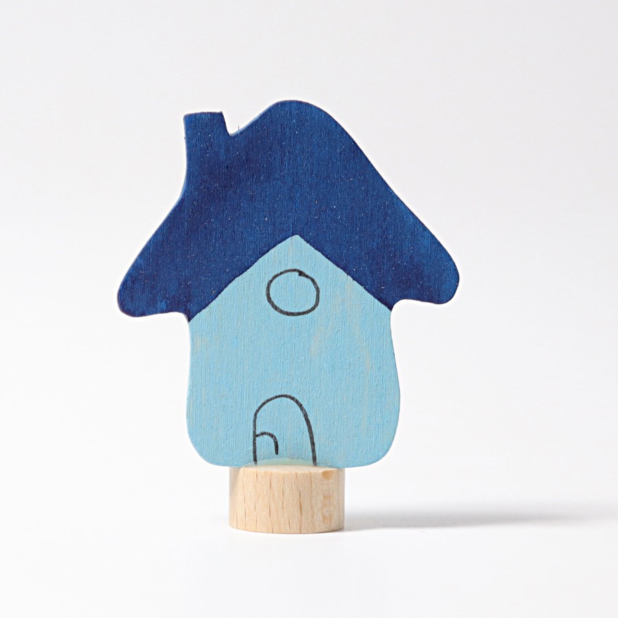 Grimm'S Birthday Rings & Decorations | Grimm’s Wooden Toys Grimm'S Birthday Rings & Decorations Grimm'S House Decoration Blue