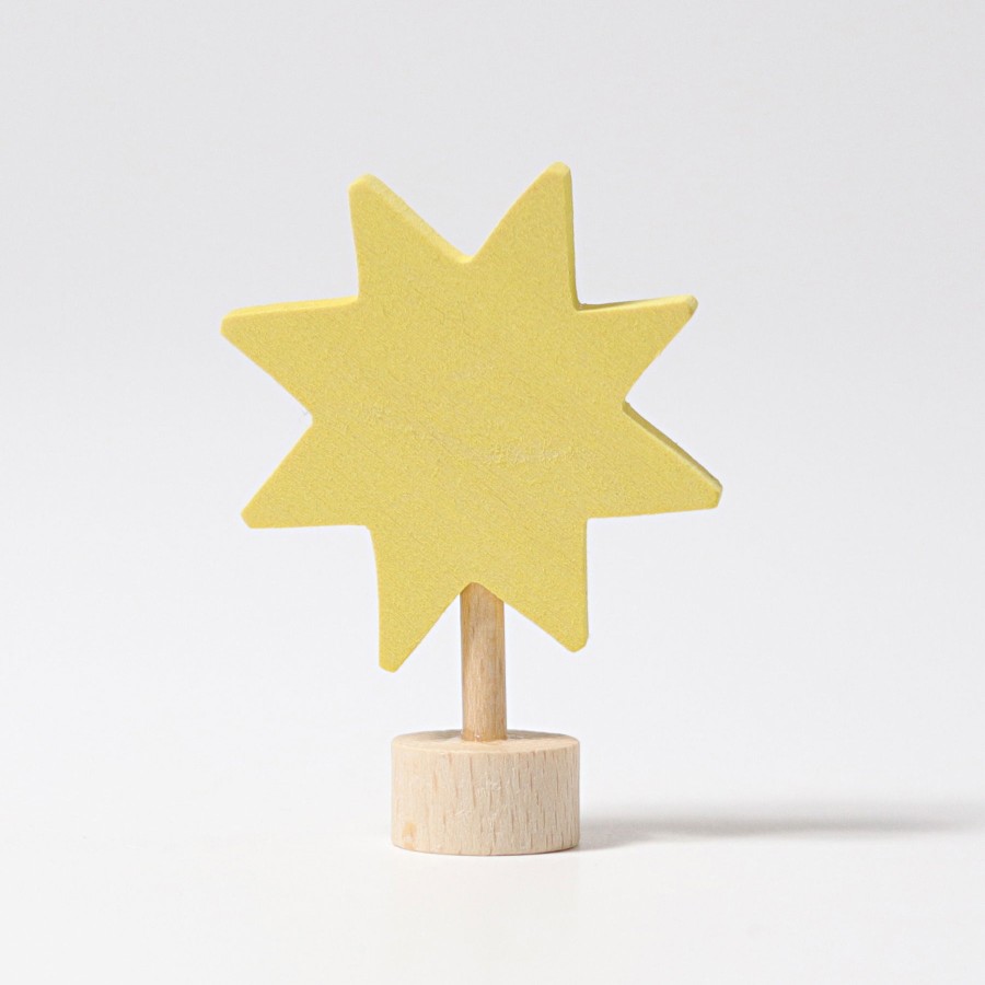 Grimm'S Birthday Rings & Decorations | Grimm’s Wooden Toys Grimm'S Birthday Rings & Decorations Grimm'S Star Decoration