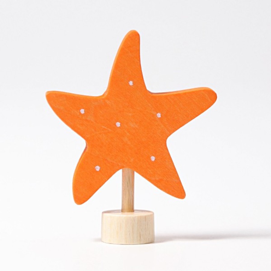 Grimm'S Birthday Rings & Decorations | Grimm’s Wooden Toys Grimm'S Birthday Rings & Decorations Grimm'S Starfish Decoration