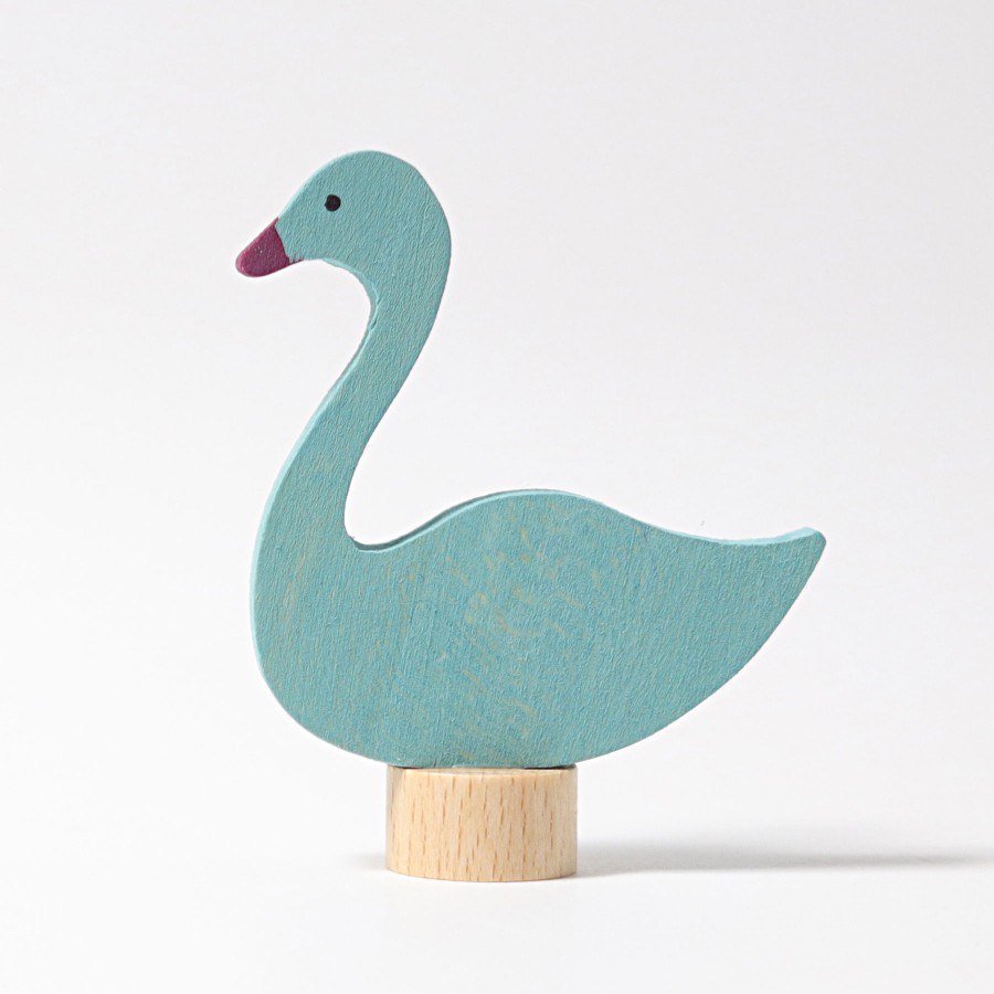 Grimm'S Birthday Rings & Decorations | Grimm’s Wooden Toys Grimm'S Birthday Rings & Decorations Grimm'S Swan Decoration