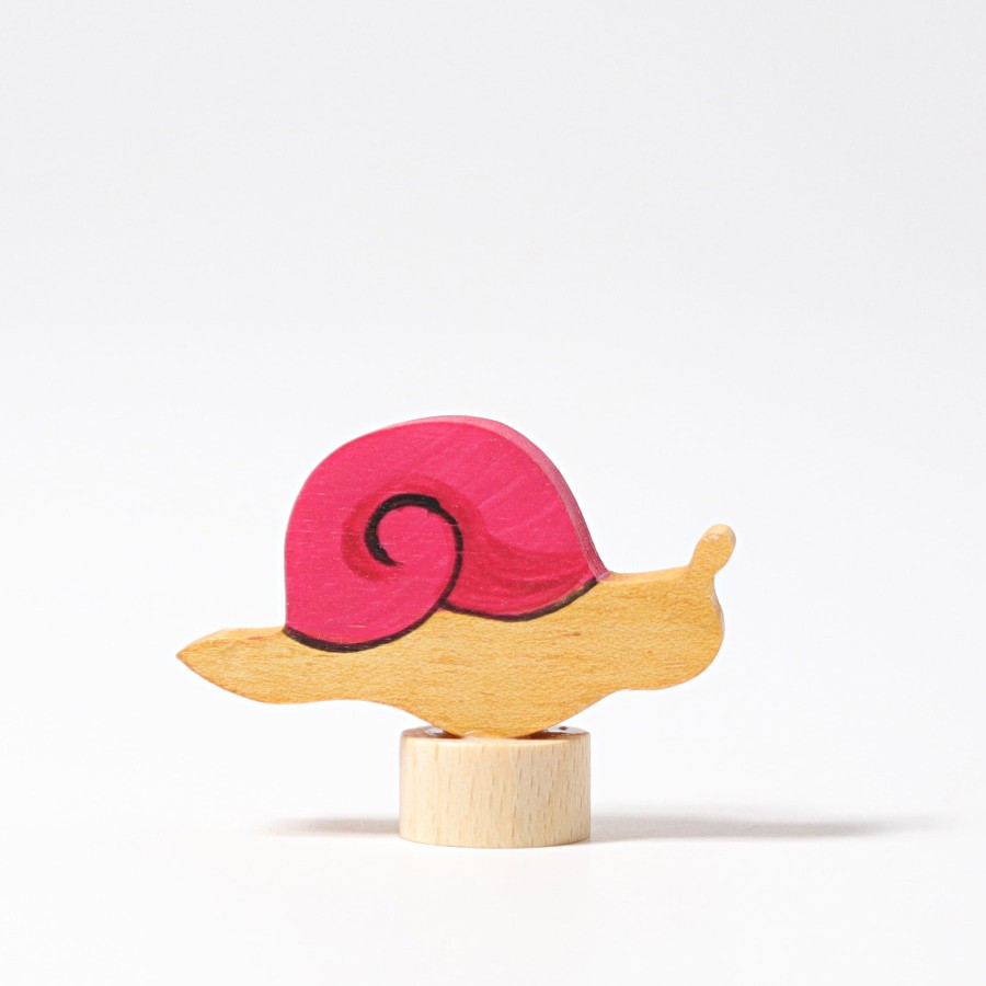 Grimm'S Birthday Rings & Decorations | Grimm’s Wooden Toys Grimm'S Birthday Rings & Decorations Grimm'S Snail Decoration