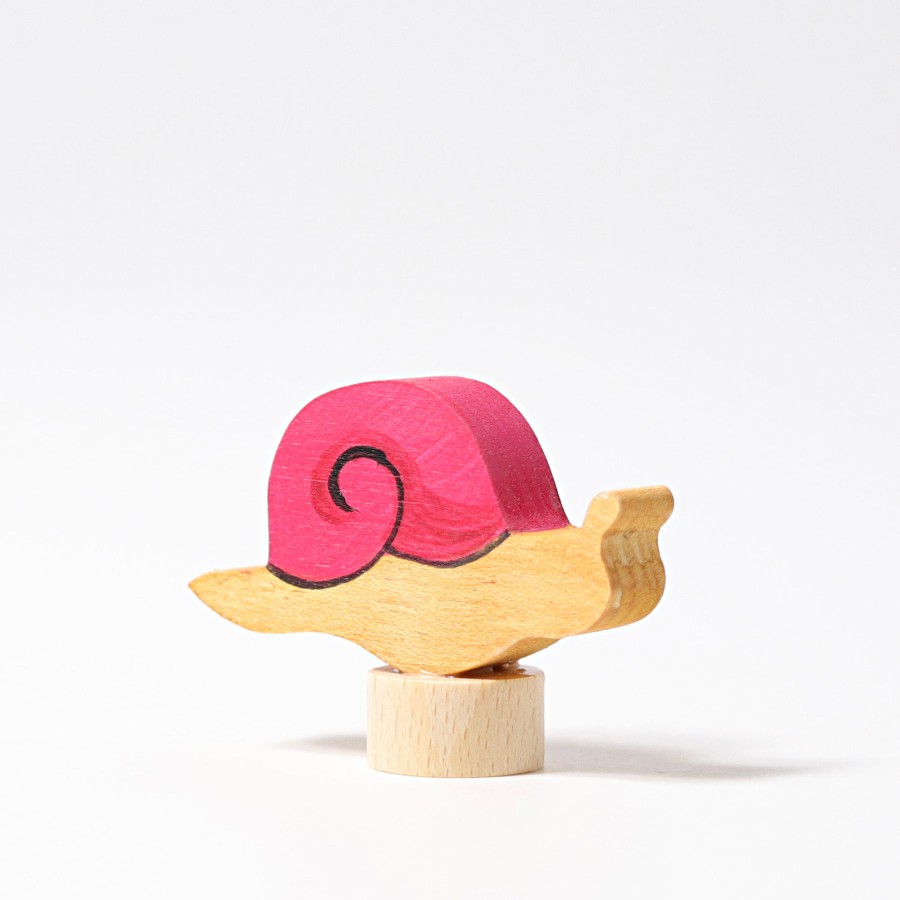 Grimm'S Birthday Rings & Decorations | Grimm’s Wooden Toys Grimm'S Birthday Rings & Decorations Grimm'S Snail Decoration