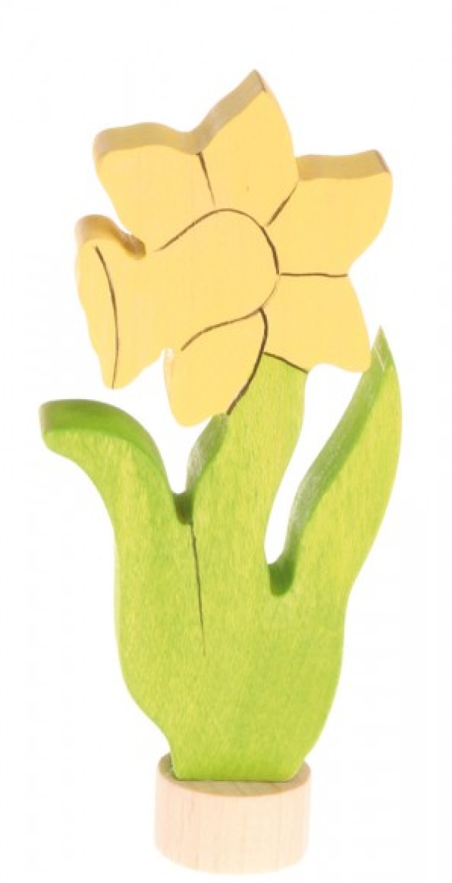 Grimm'S Birthday Rings & Decorations | Grimm’s Wooden Toys Grimm'S Birthday Rings & Decorations Grimm'S Daffodil Decoration Handpainted