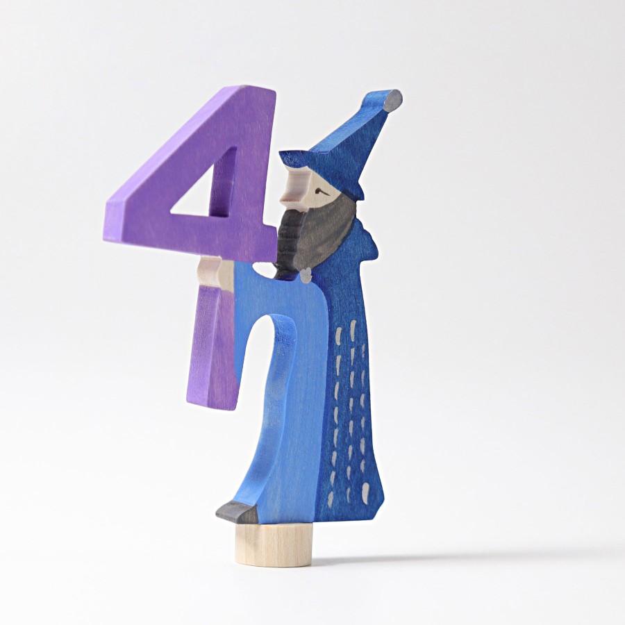 Grimm'S Birthday Rings & Decorations | Grimm’s Wooden Toys Grimm'S Birthday Rings & Decorations Grimm'S Fairy Figure 4 Decoration