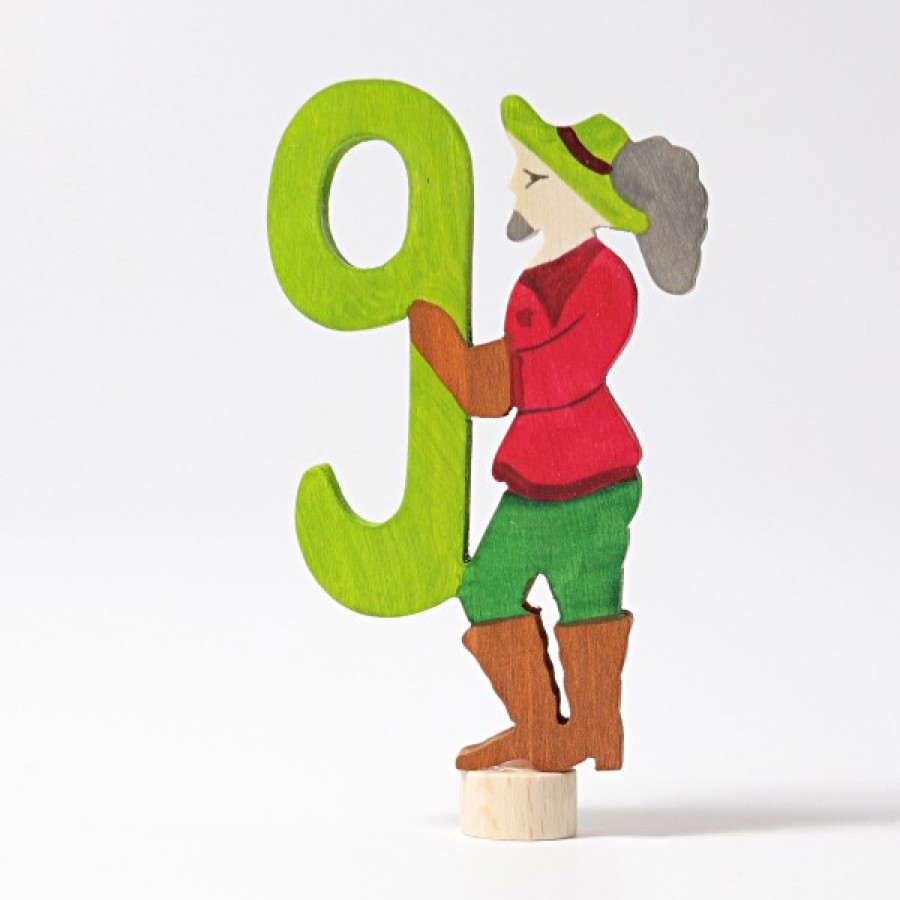 Grimm'S Birthday Rings & Decorations | Grimm’s Wooden Toys Grimm'S Birthday Rings & Decorations Grimm'S Fairy Figure 9 Decoration