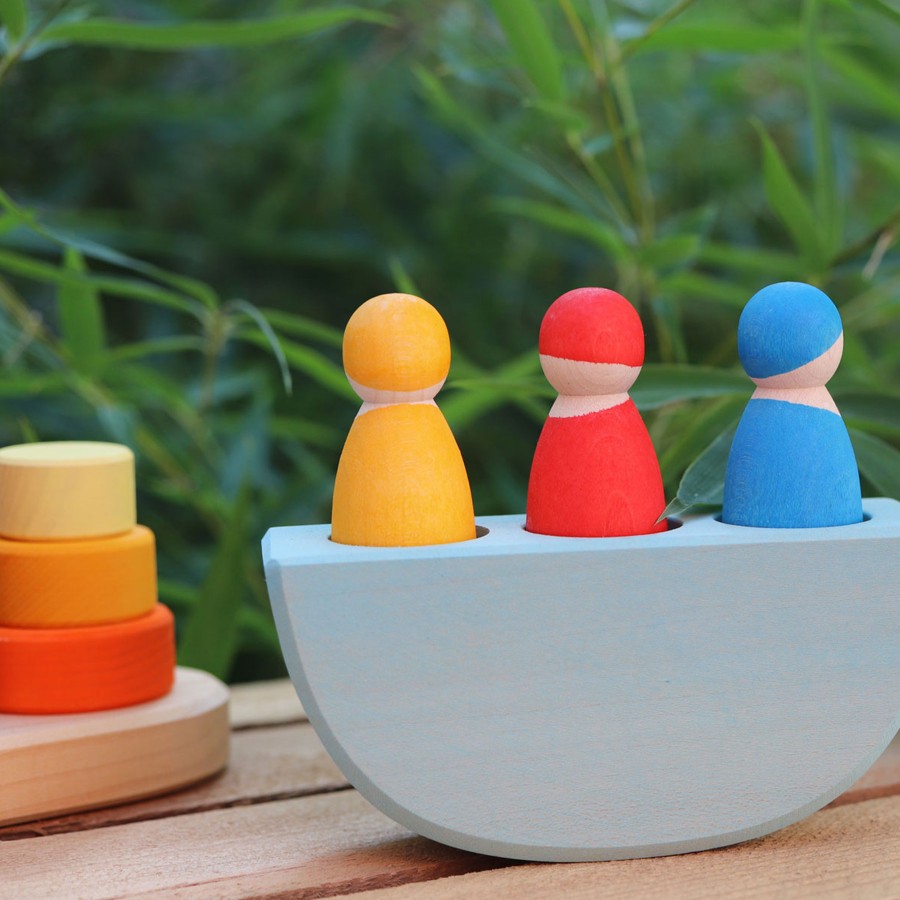 My First Grimm'S | Grimm’s Wooden Toys My First Grimm'S Grimm'S 3 In A Boat