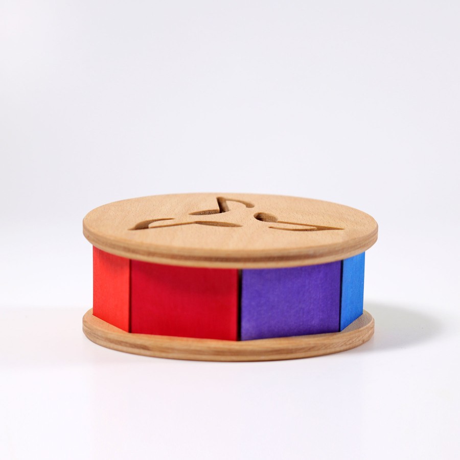 My First Grimm'S | Grimm’s Wooden Toys My First Grimm'S Grimm'S Rolling Wheel With Sound