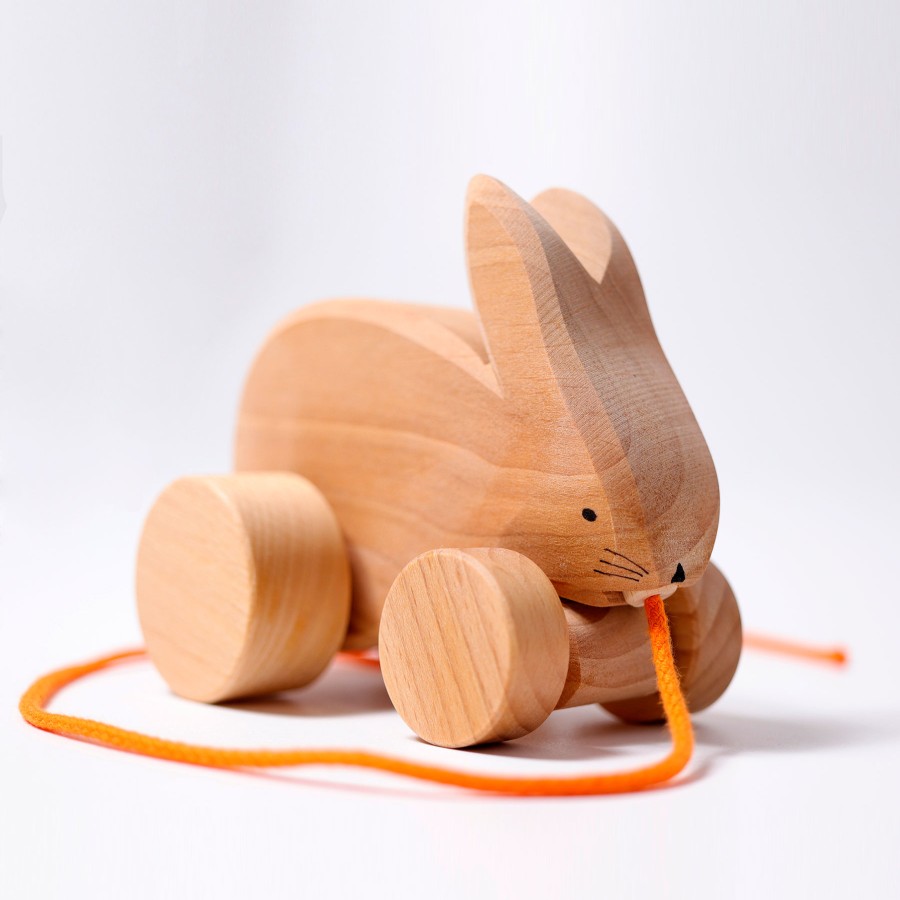 Easter | Grimm’s Wooden Toys Easter Grimm'S Bobbing Rabbit Hans