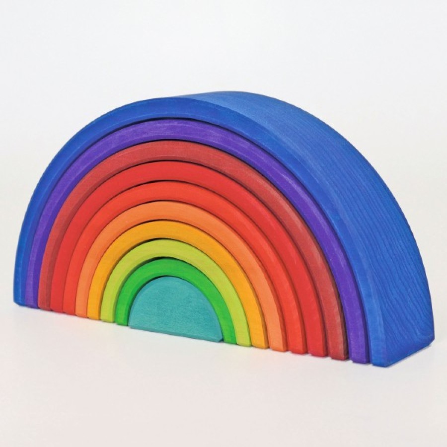 Grimm'S Rainbows & Creative Play | Grimm’s Wooden Toys Grimm'S Rainbows & Creative Play Grimm'S Counting Rainbow New 2021*