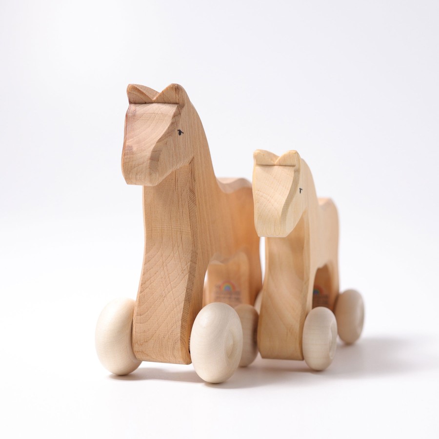 Push & Pull Toys | Grimm’s Wooden Toys Push & Pull Toys Grimm'S Horse Willy