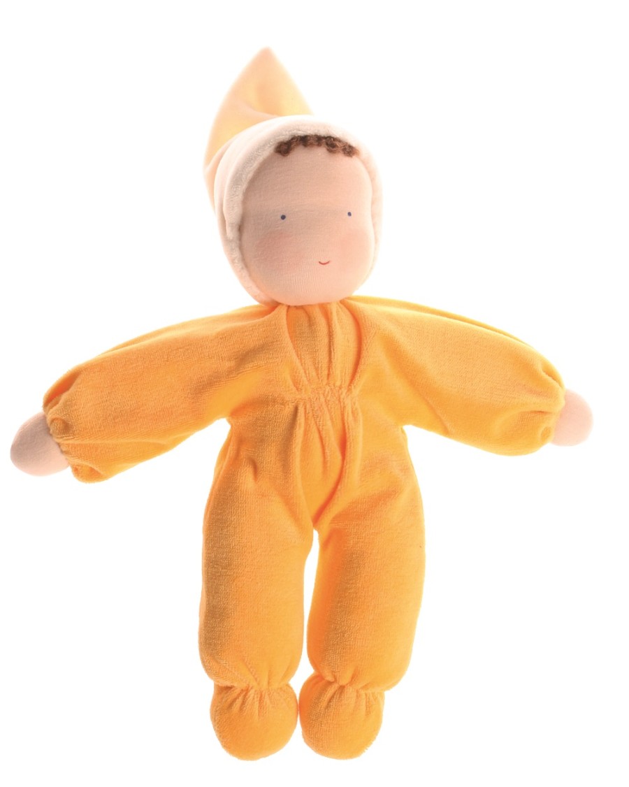 Waldorf Dolls | Grimm’s Wooden Toys Waldorf Dolls Grimm'S Soft Doll Yellow