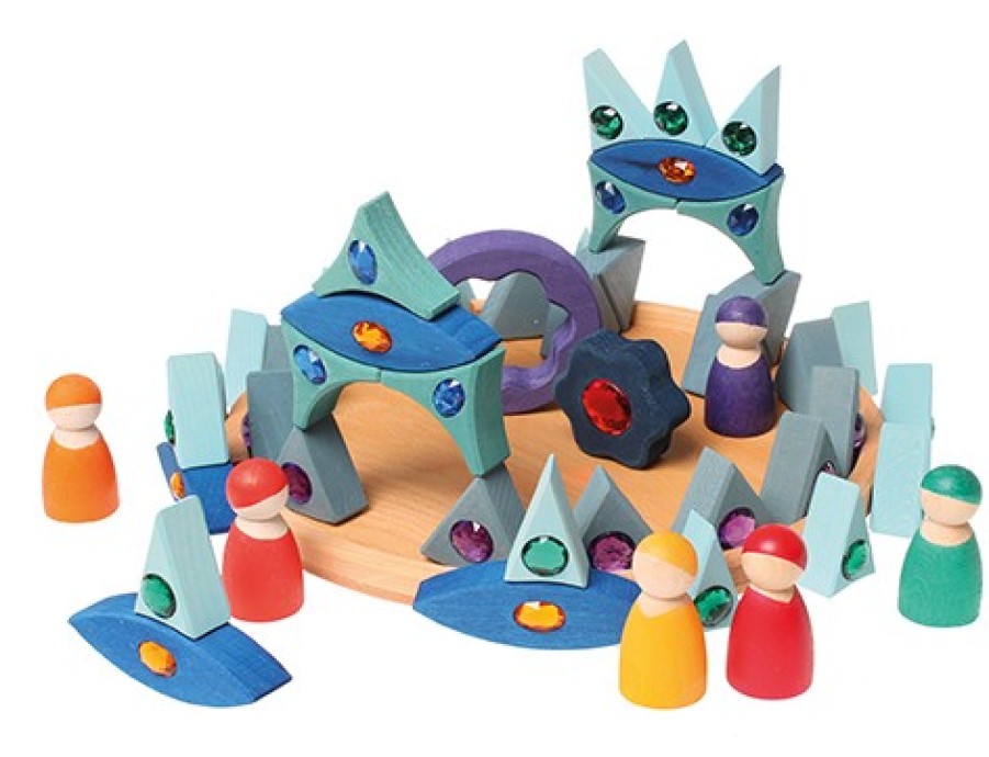 Grimm'S Puzzles | Grimm’s Wooden Toys Grimm'S Puzzles Grimm'S Sparkling Mandala Small