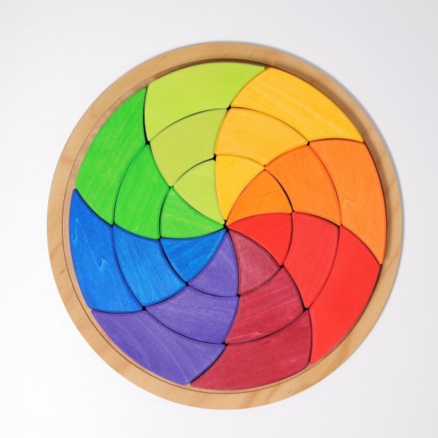 Grimm'S Puzzles | Grimm’s Wooden Toys Grimm'S Puzzles Grimm'S Goethe'S Colour Circle, Large