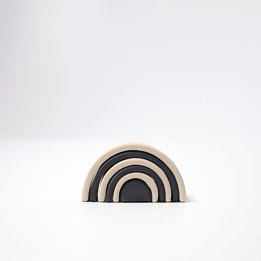 Grimm'S Rainbows & Creative Play | Grimm’s Wooden Toys Grimm'S Rainbows & Creative Play Grimm'S Rainbow Monochrome, Small