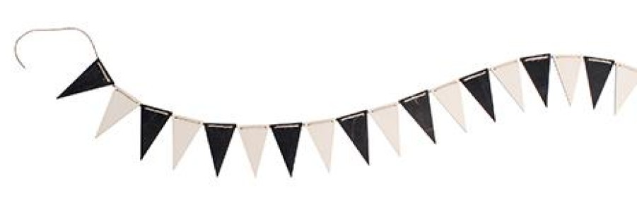 Grimm'S Birthday Rings & Decorations | Grimm’s Wooden Toys Grimm'S Birthday Rings & Decorations Grimm'S Pennant Banner Monochrome