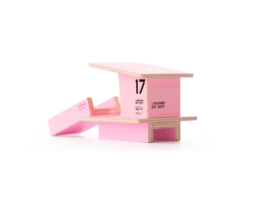 Wooden Cars: Candylab | Candylab Wooden Cars: Candylab Candylab - Santa Monica Lifeguard Stand Pink