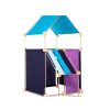 Tents & Playstands | Trigonos Tents & Playstands Trigonos Construction Tent Family, Blue/Purple