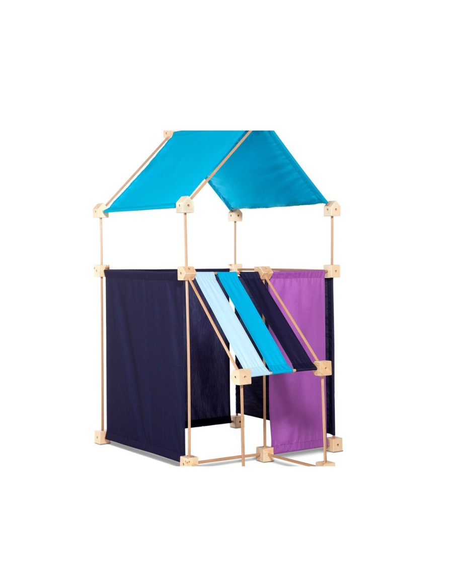 Tents & Playstands | Trigonos Tents & Playstands Trigonos Construction Tent Family, Blue/Purple