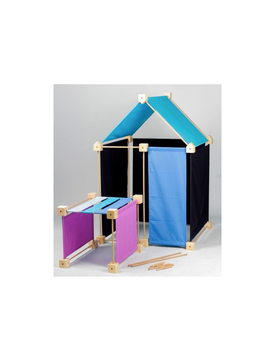 Tents & Playstands | Trigonos Tents & Playstands Trigonos Construction Tent Family, Blue/Purple