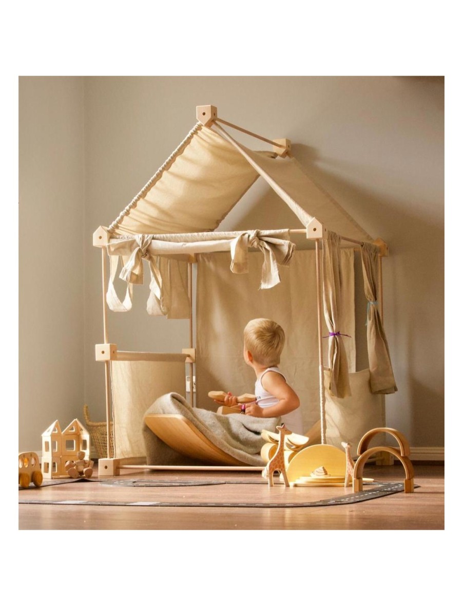 Tents & Playstands | Trigonos Tents & Playstands Trigonos Construction Tent Family, Organic