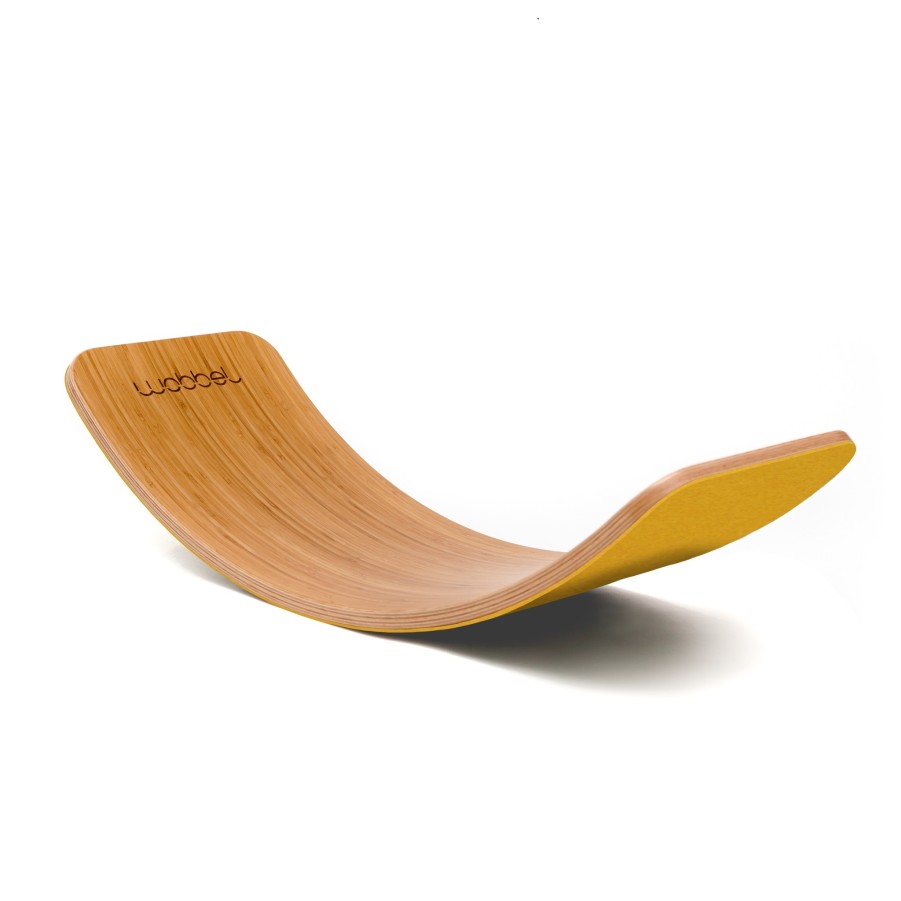 Wobbel Boards | Wobbel Wobbel Boards Wobbel Bamboo Pro Mustard