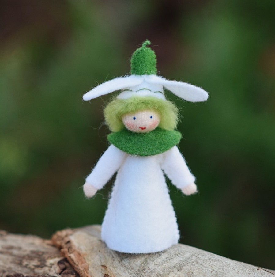 Seasonal Felt Fairies | Ambrosius Seasonal Felt Fairies Ambrosius Flower Fairy Snowdrop Boy