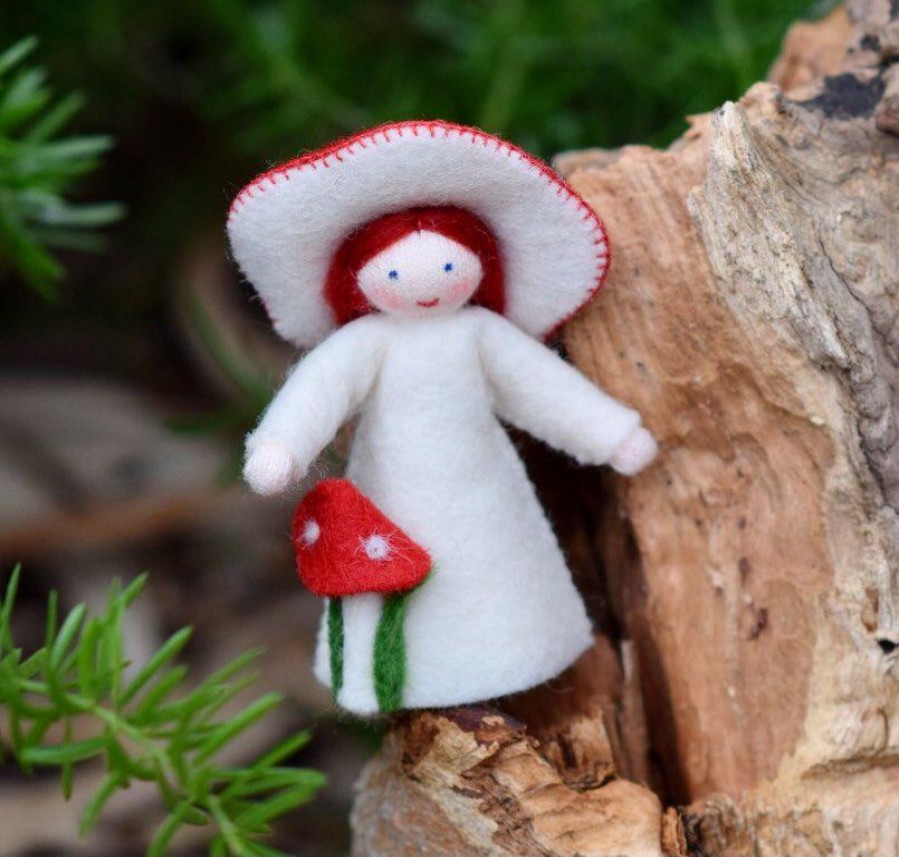 Seasonal Felt Fairies | Ambrosius Seasonal Felt Fairies Ambrosius Flower Fairy Toadstool Floppy