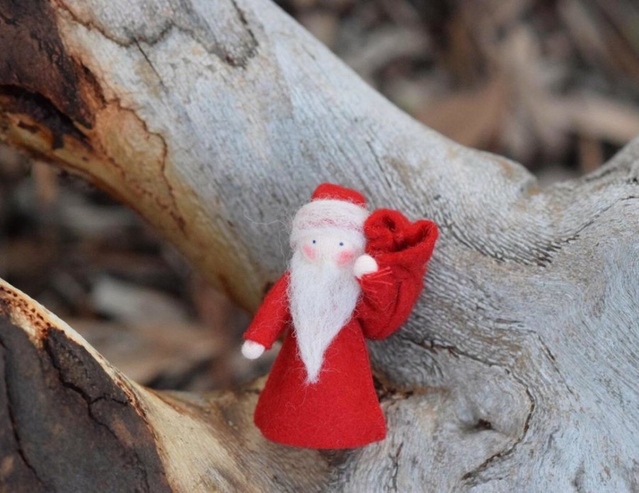 Seasonal Felt Fairies | Ambrosius Seasonal Felt Fairies Ambrosius Christmas Flower Fairy Santa Claus