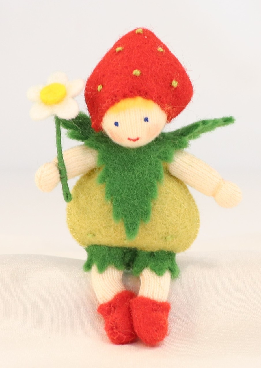 Seasonal Felt Fairies | Ambrosius Seasonal Felt Fairies Ambrosius Flower Fairy Strawberry Baby