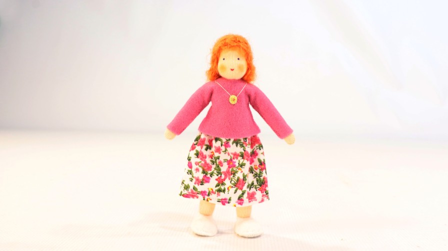 Seasonal Felt Fairies | Ambrosius Seasonal Felt Fairies Ambrosius Doll Mother Red Hair