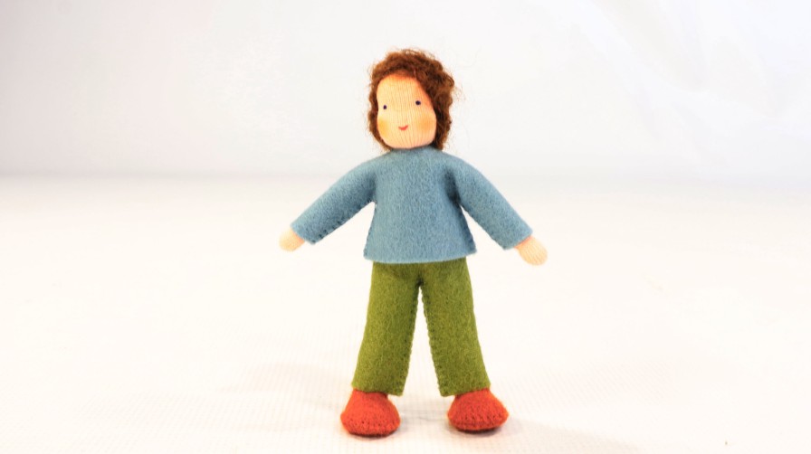 Seasonal Felt Fairies | Ambrosius Seasonal Felt Fairies Ambrosius Doll Son Brown Hair