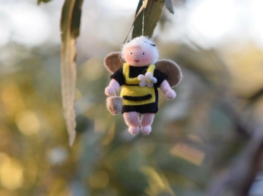 Seasonal Felt Fairies | Ambrosius Seasonal Felt Fairies Ambrosius Bee Girl (Hanging Decoration)