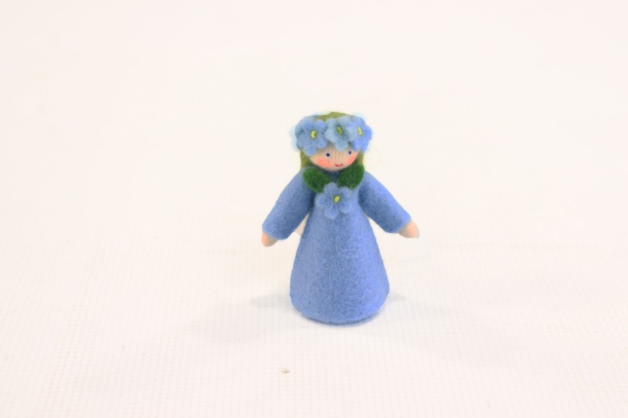 Seasonal Felt Fairies | Ambrosius Seasonal Felt Fairies Ambrosius Flower Fairy Forget Me Not Girl