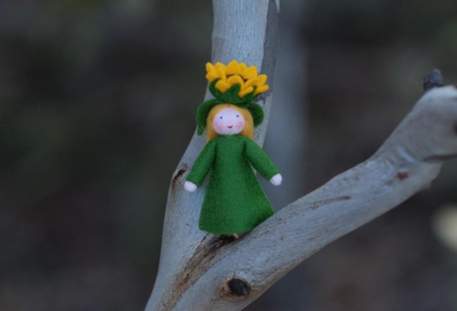 Seasonal Felt Fairies | Ambrosius Seasonal Felt Fairies Ambrosius Flower Fairy Sunflower Girl