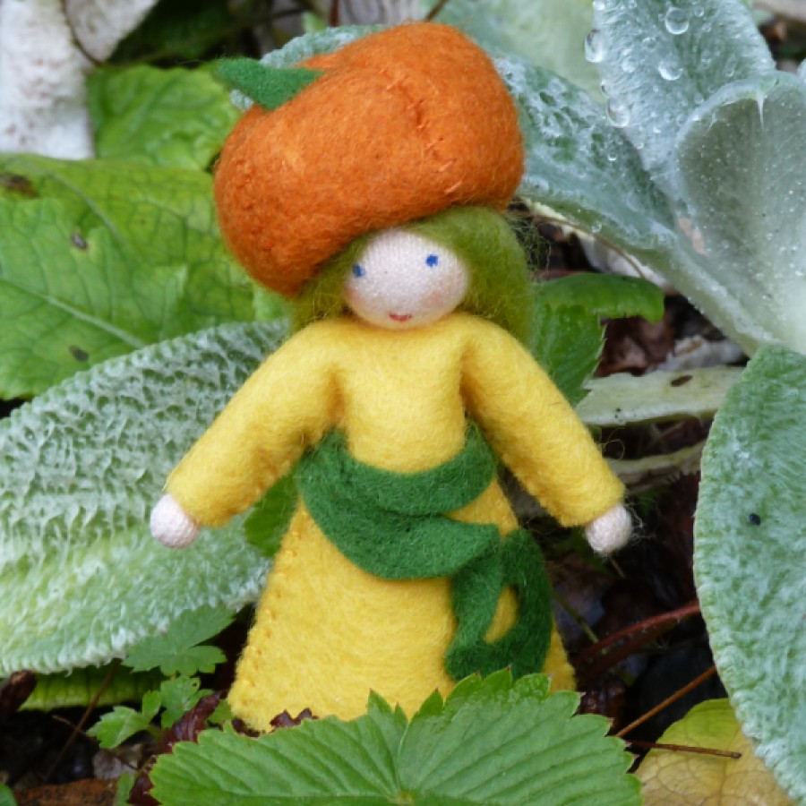 Seasonal Felt Fairies | Ambrosius Seasonal Felt Fairies Ambrosius Flower Fairy Pumpkin Girl